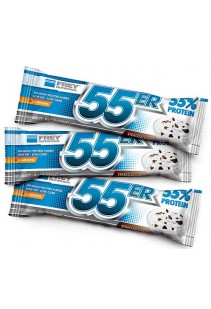 55er Baltyminis šokoladukas - Stracciatella
                         
